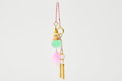 小楽園 × 明星花露水　瓢箪聖水ボトル（pearl tassel）