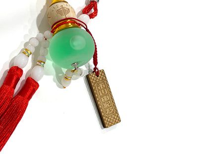 市川由紀乃オリジナルネームタグ付き　明星花露水 瓢箪ボトル［10ml］（赤）