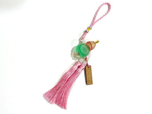 市川由紀乃オリジナルネームタグ付き　明星花露水 瓢箪ボトル［10ml］（ピンク）