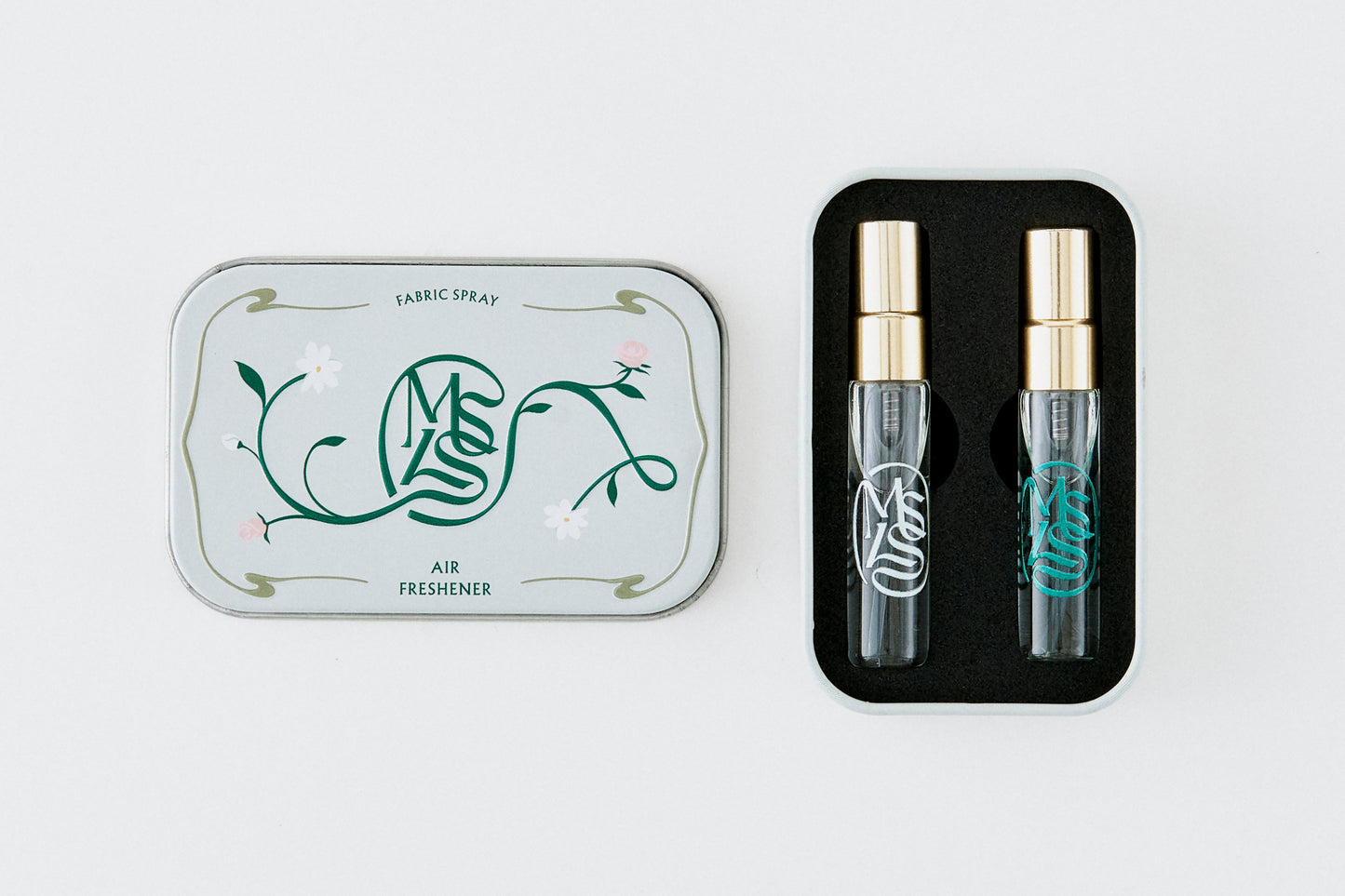 MSLS ルームフレグランス　携帯缶アトマイザー2本セット［5ml×2本］（白）