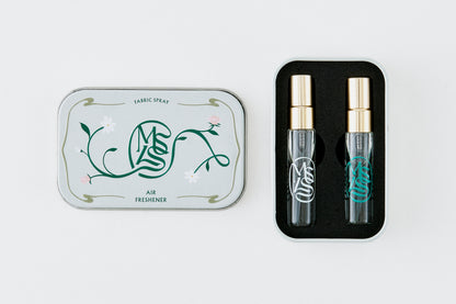 MSLS ルームフレグランス　携帯缶アトマイザー2本セット［5ml×2本］（白）