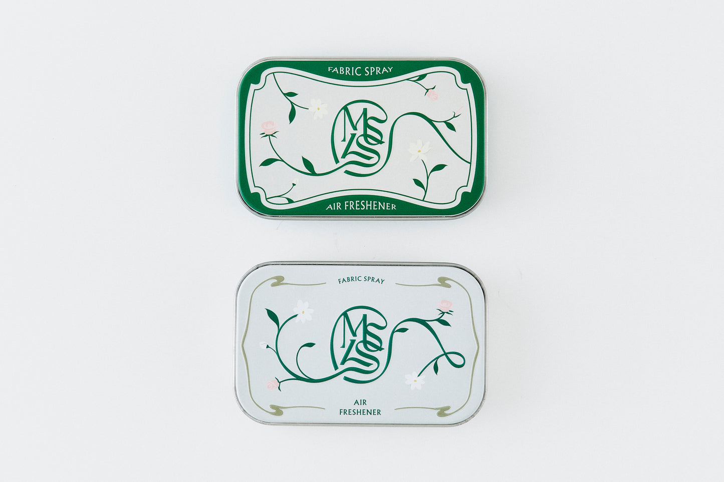 MSLS ルームフレグランス　携帯缶アトマイザー2本セット［5ml×2本］（緑）